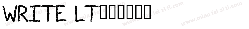 write lt字体转换
